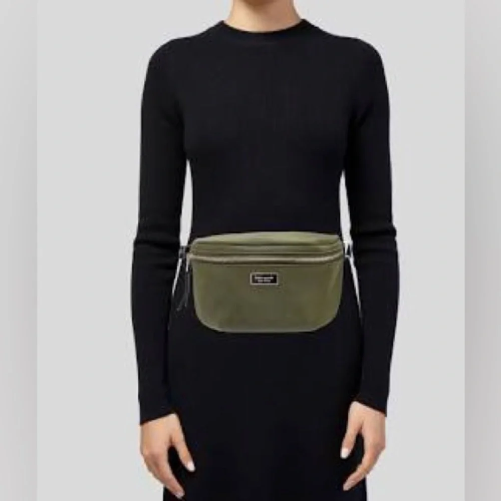Kate Spade Dawn Convertible Crossbody or Belt Bag in Sapling (Olive Green)